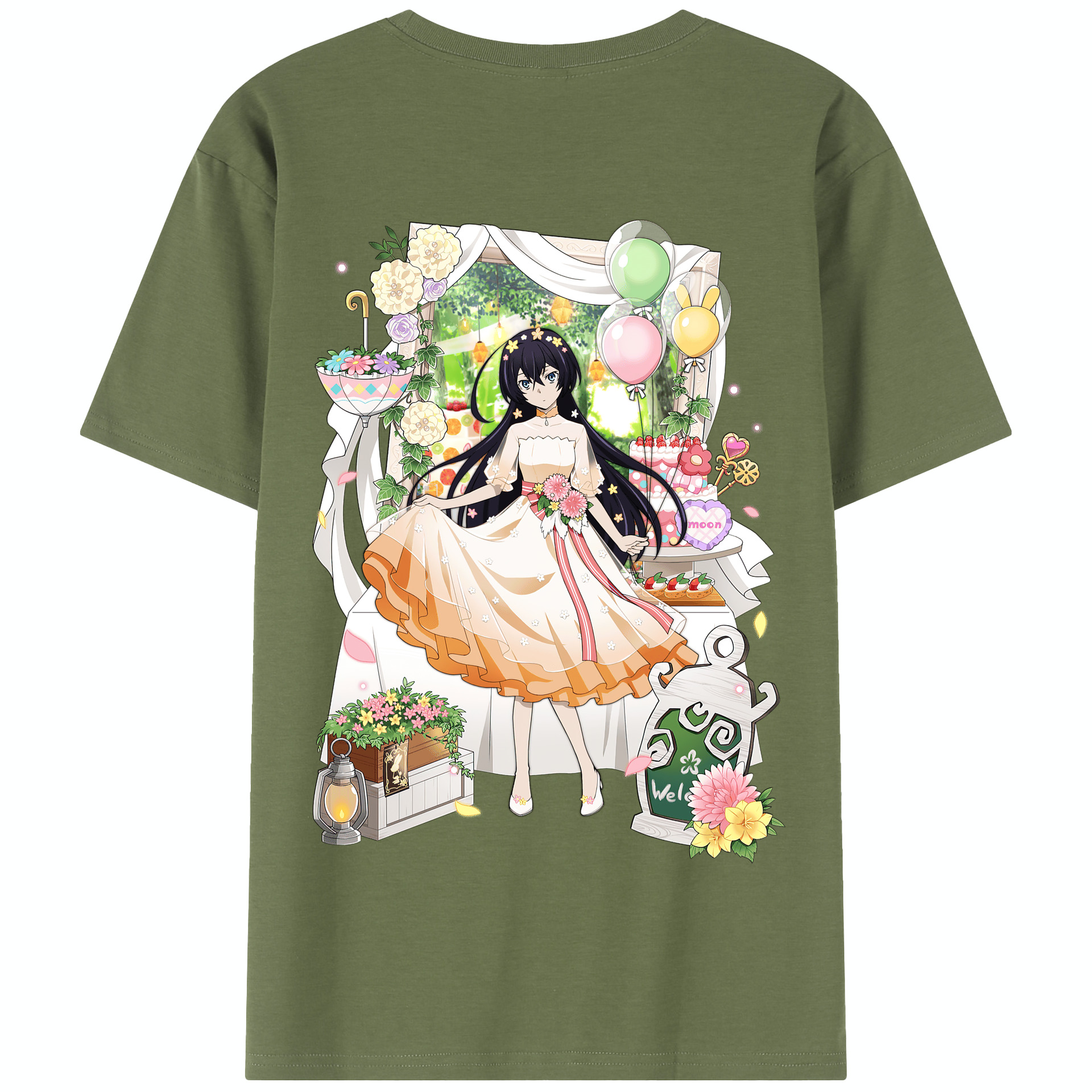 （画像用） 文豪ストレイドッグス Bungo Stray Dogs 綿100％半袖Tシャツ（背面プリント）